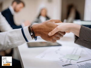 handshake at interview